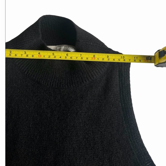 360Cashmere Women's 100% Cashmere Racerback Sleeveless Sweater Size S - Picture 6 of 9